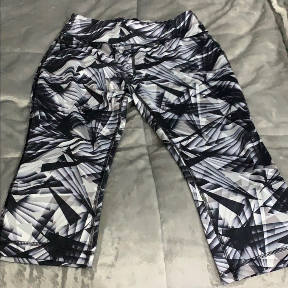 Black Patterned Leggings